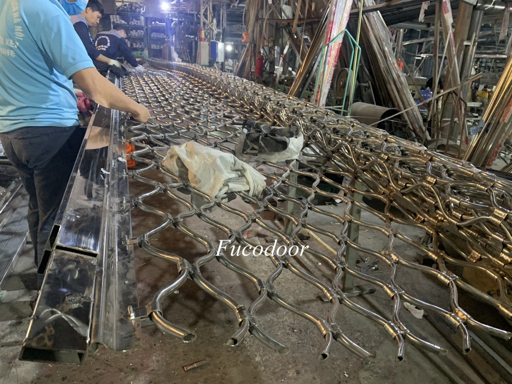Cửa cuốn Mắt lưới inox Fuco, Cửa cuốn Mắt lưới inox Fucodoor, Cửa cuốn Mắt lưới tại Nam Định