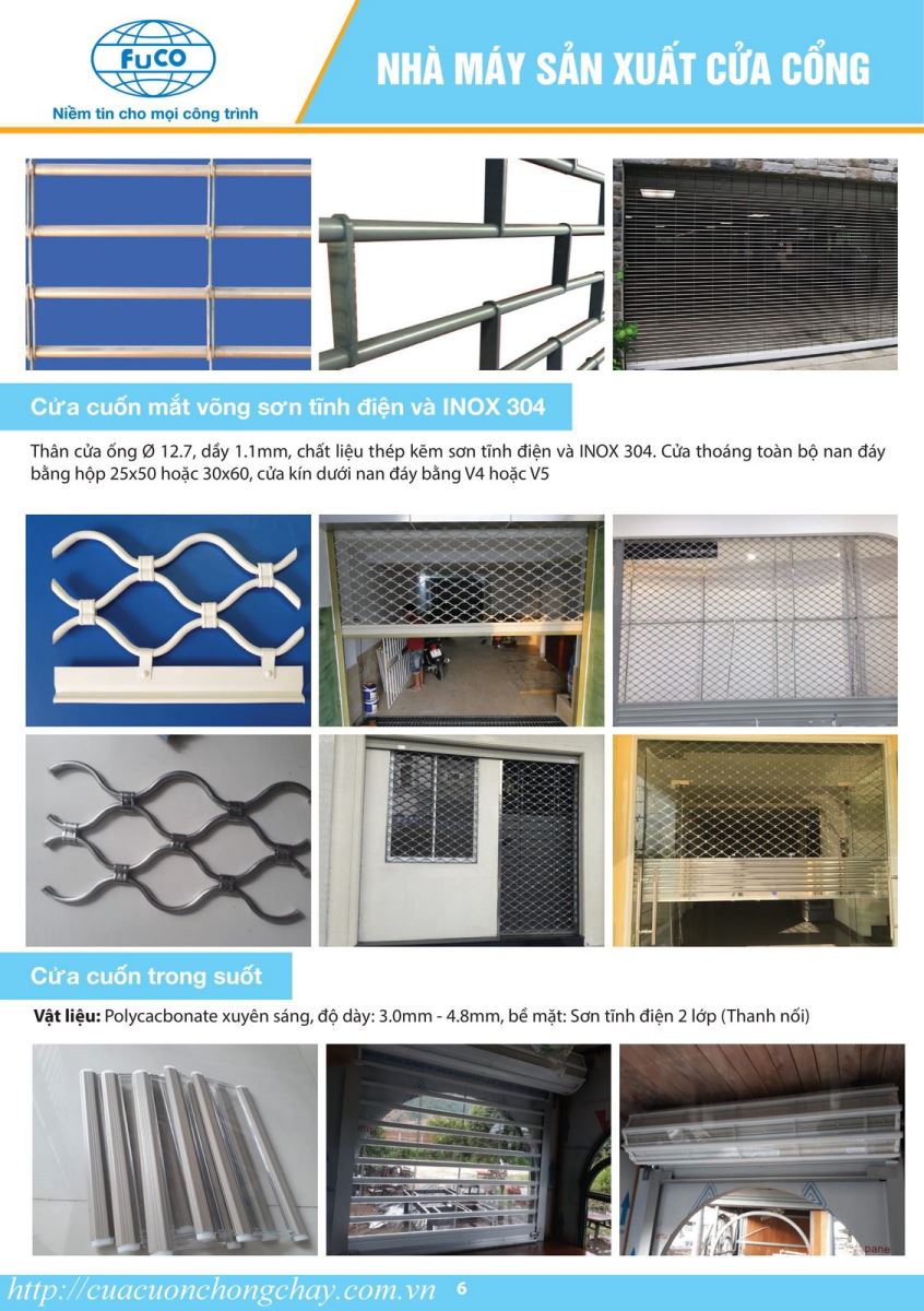 catalogue cửa cuốn