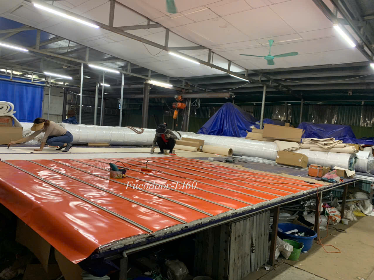 Cửa cuốn chống cháy EI, cửa cuốn ngăn cháy cách nhiệt EI60, EI70
