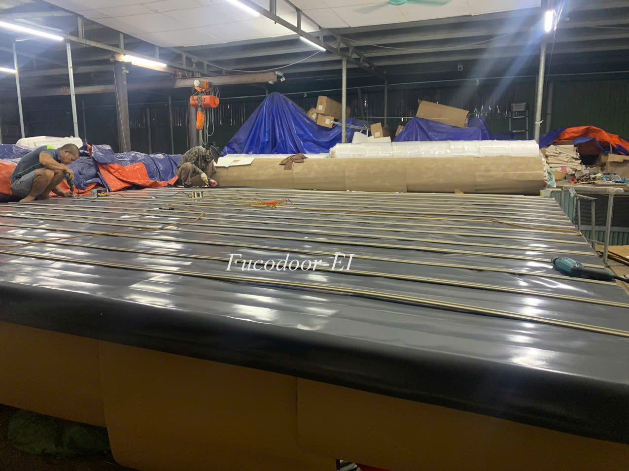 Cửa cuốn chống cháy, ngăn cháy EI-Fuco tại KCN Cầu cảng Phước Đông