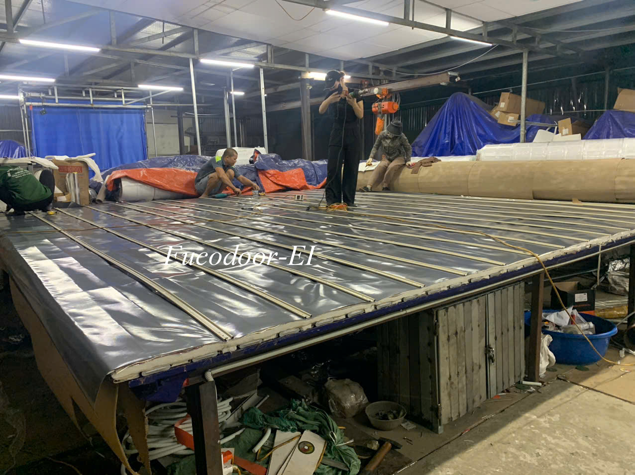 Cửa cuốn ngăn cháy cách nhiệt, chống cháy EI, EI 60 phút, EI70