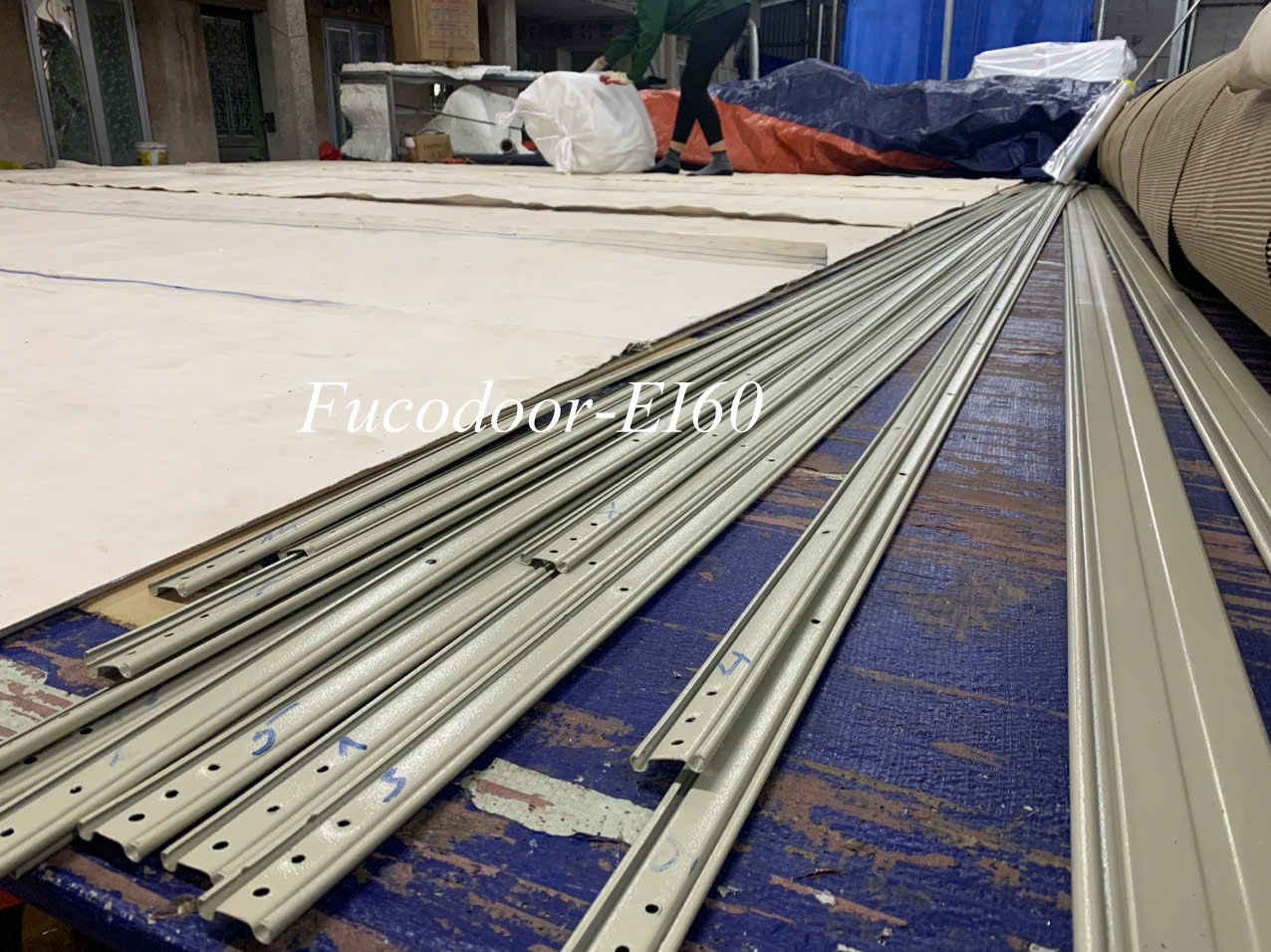 Cửa cuốn ngăn cháy EI, cửa cuốn ngăn cháy cách nhiệt EI60, EI70, Cửa cuốn ngăn cháy