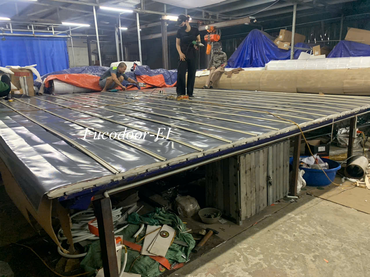 Cửa cuốn ngăn cháy EI, cửa cuốn ngăn cháy cách nhiệt EI60, EI70, Cửa cuốn ngăn cháy