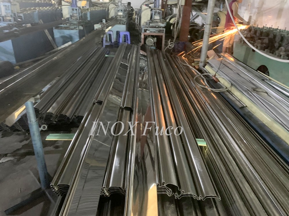 Cửa cuốn nhà xưởng Fuco, cửa cuốn siêu trường inox, Cửa cuốn INOX 304, cửa cuốn siêu trường