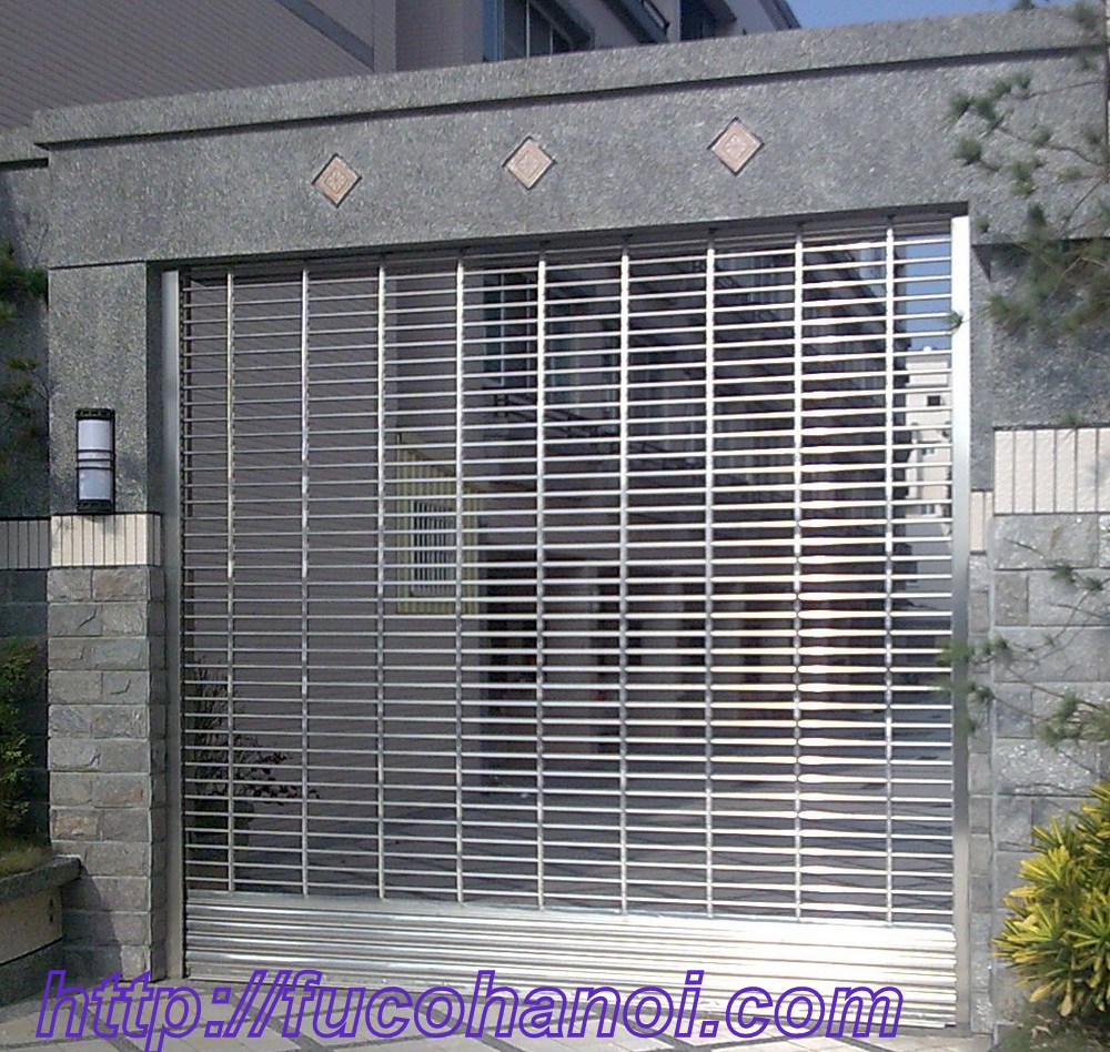 Cửa cuốn song ngang hộp 20x20 INOX 304